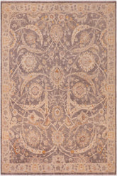 handmade Transitional Kafkaz Brown Tan Hand Knotted RECTANGLE 100% WOOL area rug 8 x 10